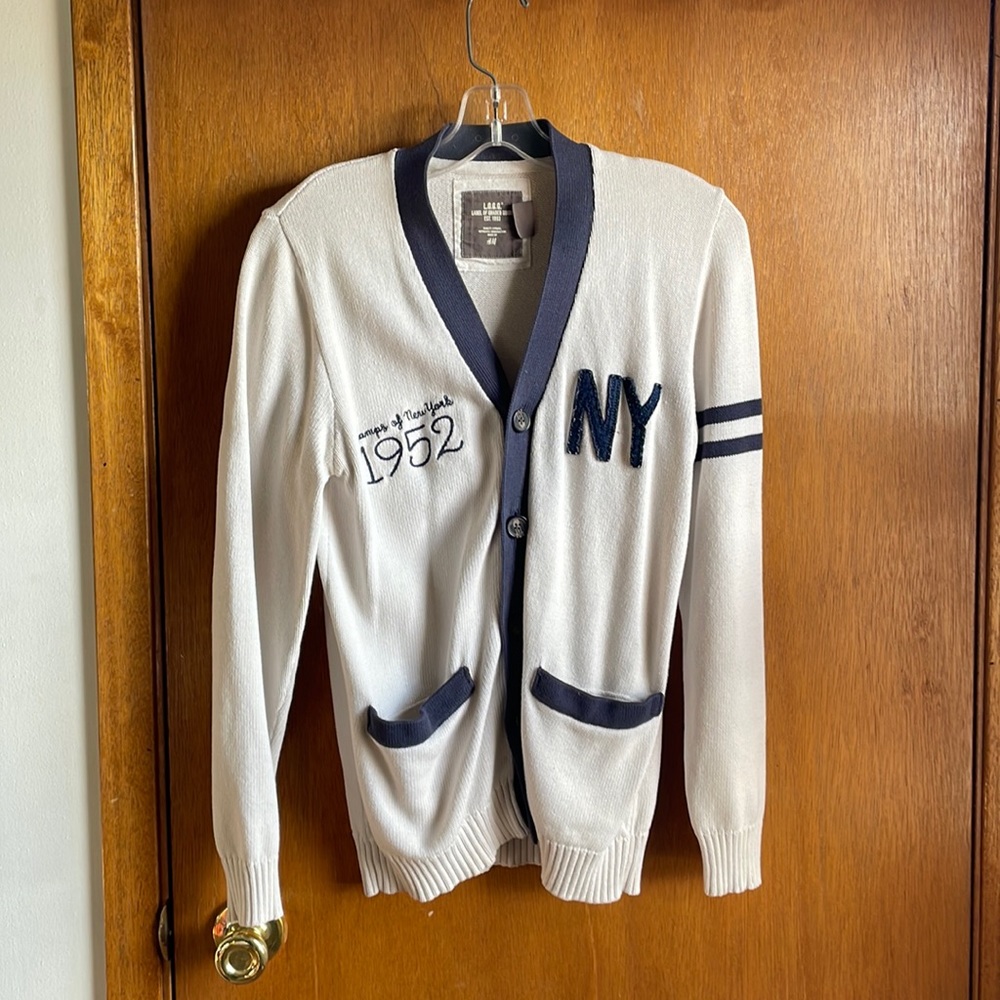 Preppy men’s cardigan